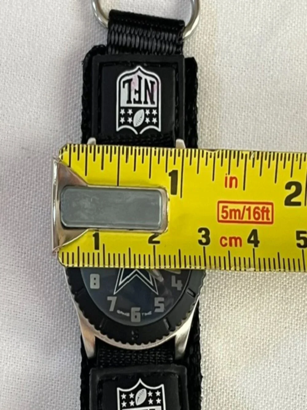 GAME TIME NFL | Dallas Cowboys Watch Velcro Band Youth Men Unisex-NEW Battery